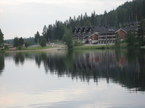 Näkymä keskustasta vastarannalle